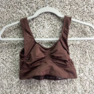 Yitty Brown Stretch Bralette in Size M/L